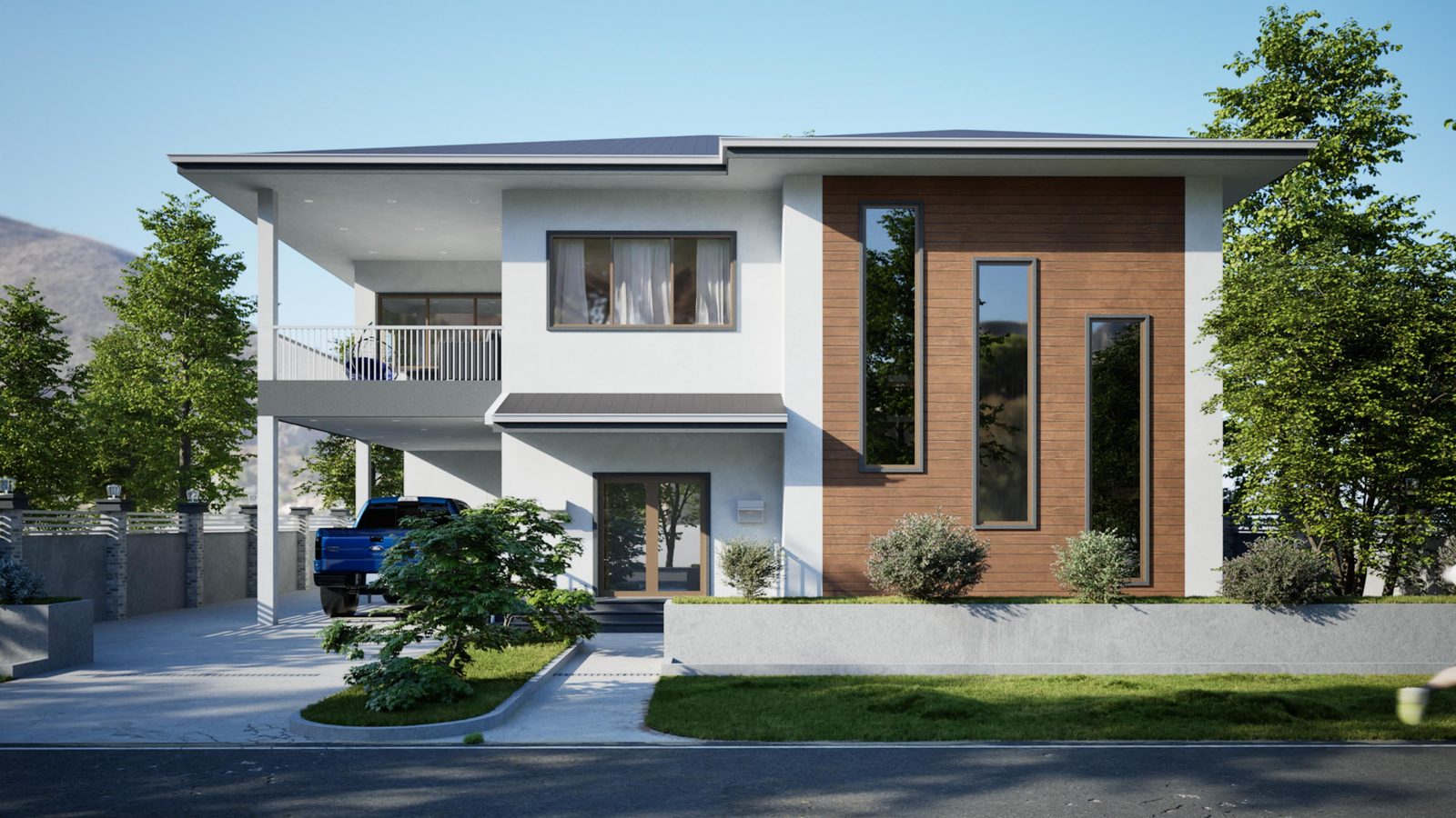 Modern 2-storey residential design